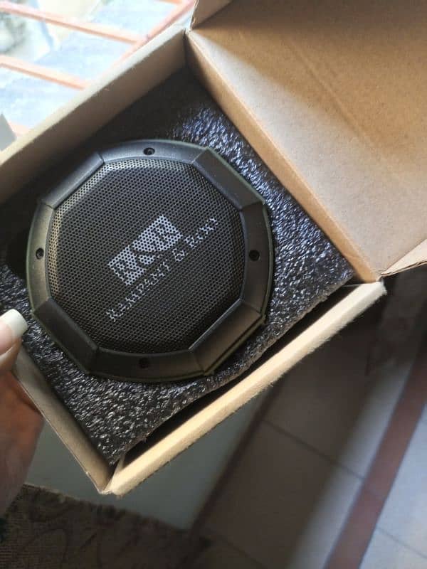 A portable Bluetooth speaker . 1