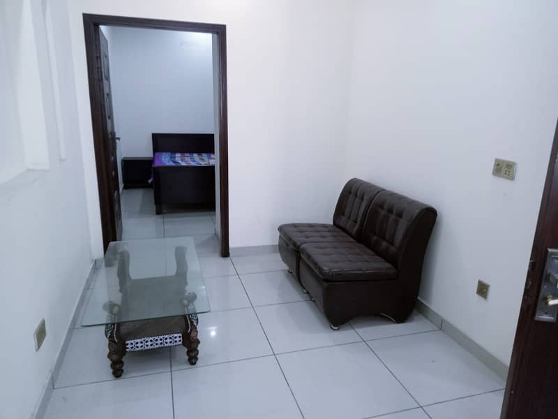 Single bed furnished flat available for rent Citi Housing Gujranwala 2