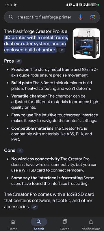 Flashforge Creator Pro 3D Printer Precision Printing for Professionals 7