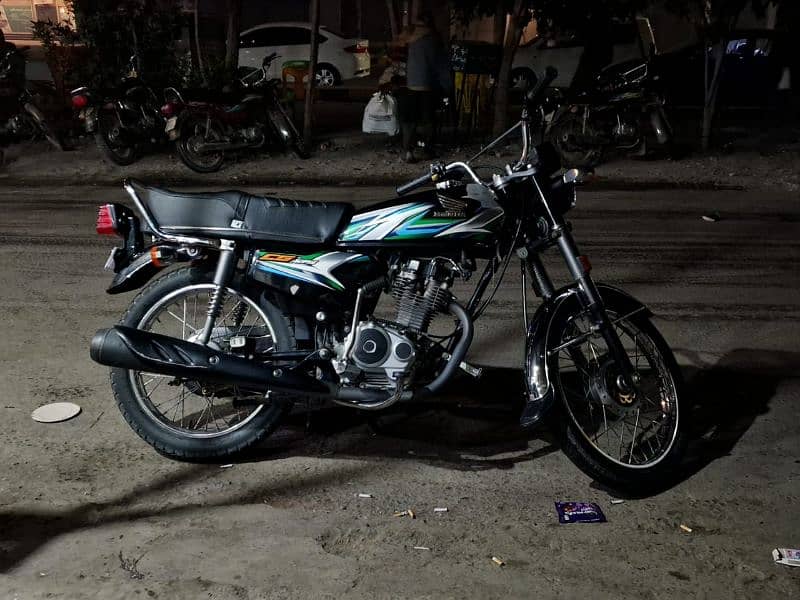 Honda cg 125 Black 4