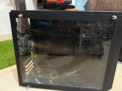 cooler master computer casing with transparent side