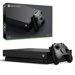 Xbox One X 4k Gaming HDR 1TB New condition with Wireless Controller