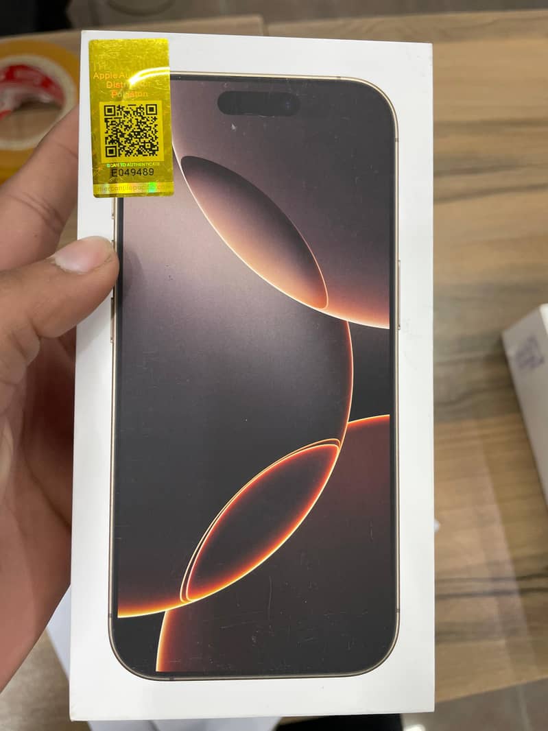 Apple iPhone 16 Pro Max Pta Approved New 3