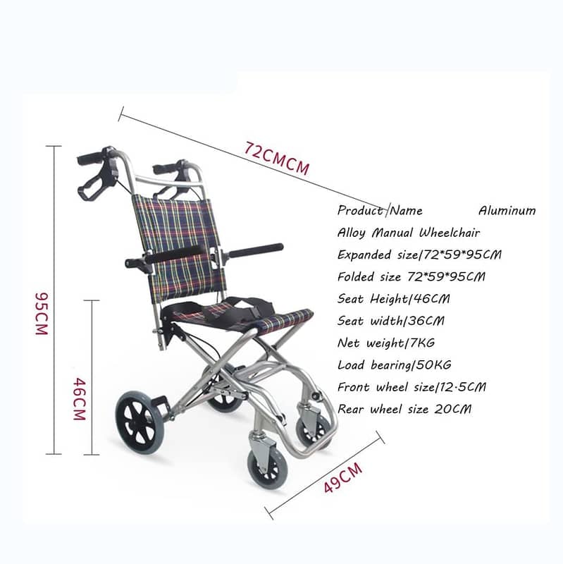 Manual Foldable Wheelchair/Folding Wheelchair/WheelChair 2