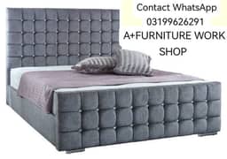 Bed / bed set / king size bed / wooden bed / double bed / poshish bed