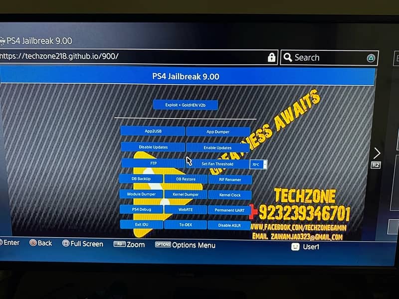 PS4 Jailbreak 1Tb JV 9.0 CUH 1200 series 1