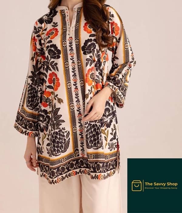 Women’s printed shirt and trouser set 2