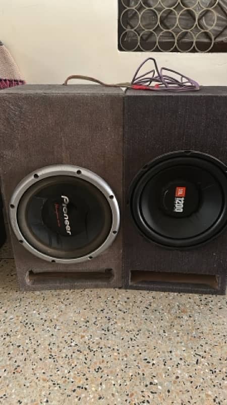 Car Subwoofer And Amplifer for sale 0