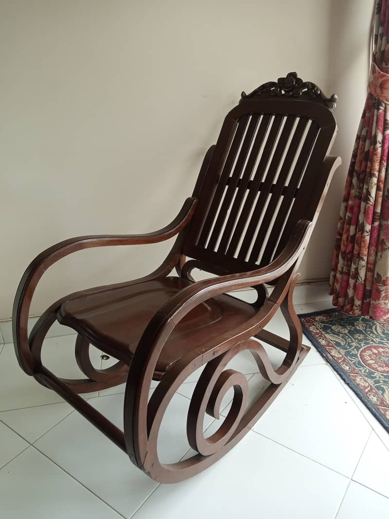 Wooden Rocking Chair 1