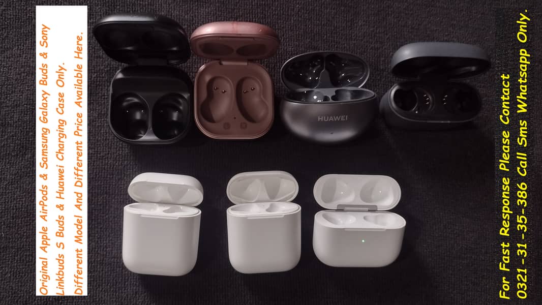 samsung galaxy buds & apple airpods charging case available 0