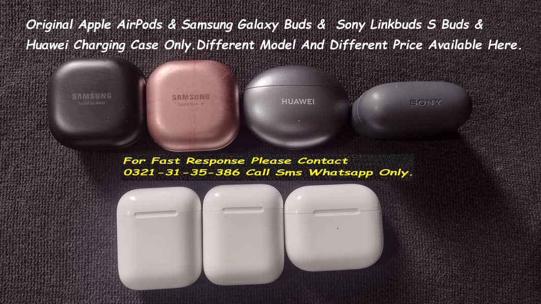 samsung galaxy buds & apple airpods charging case available 1