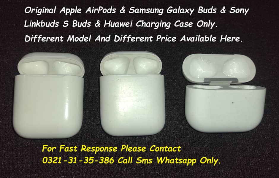 samsung galaxy buds & apple airpods charging case available 2