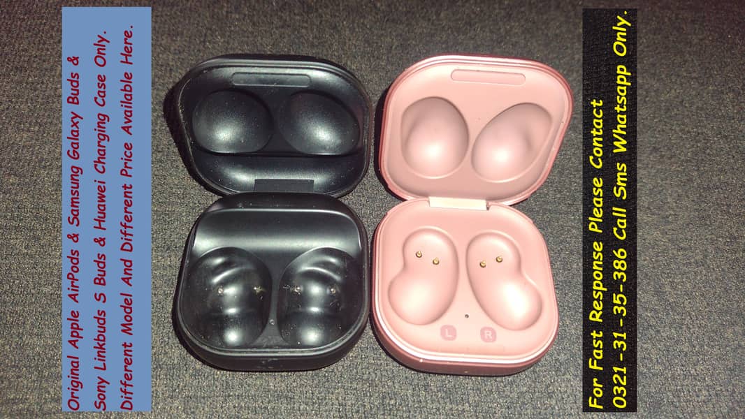 samsung galaxy buds & apple airpods charging case available 8