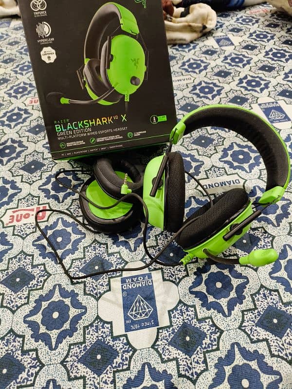 Razer Black Shark V2X Gaming Headset (Green) 3