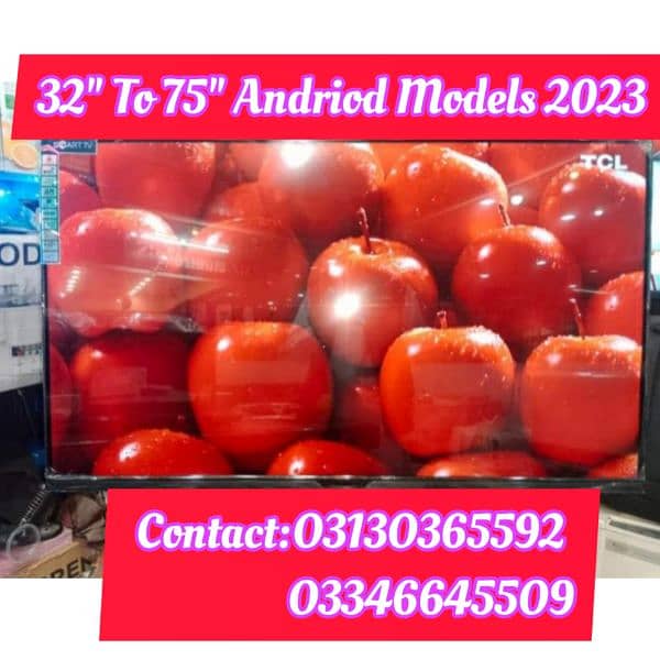 Samsung 32" Andriod smart new model led tv 2