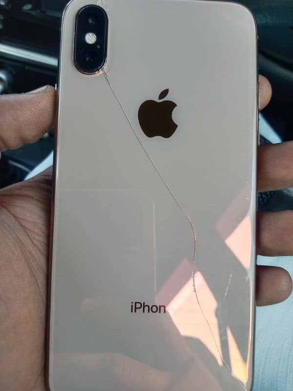 i phone xs 64 gb golden non Pta 0