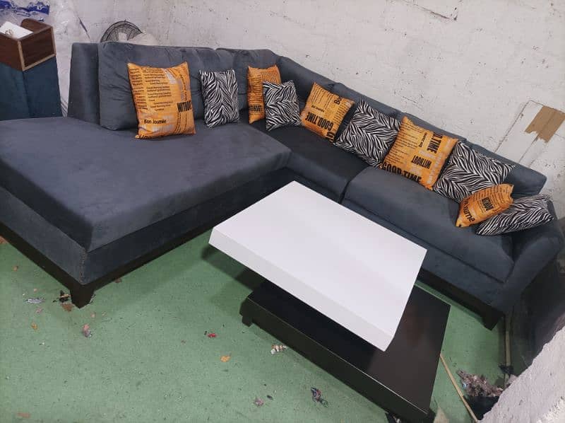 SOFA SET L. SHAPE SOFA /SOFA CHAIRS 2