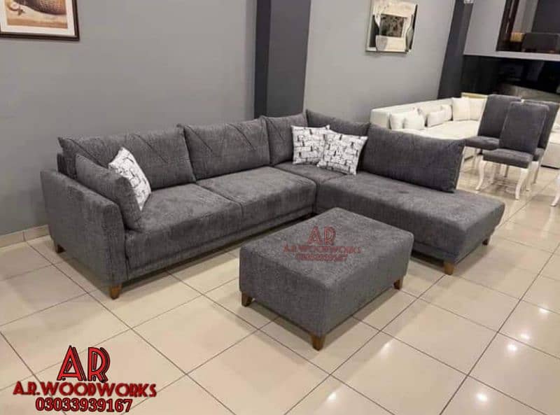 SOFA SET L. SHAPE SOFA /SOFA CHAIRS 16