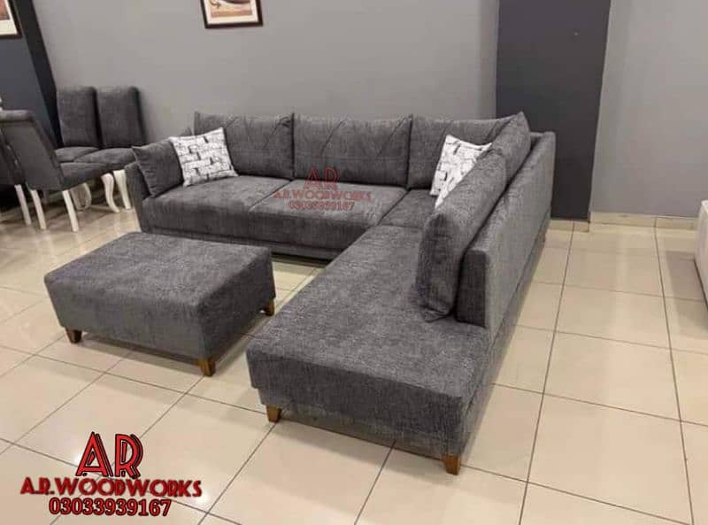 SOFA SET L. SHAPE SOFA /SOFA CHAIRS 19