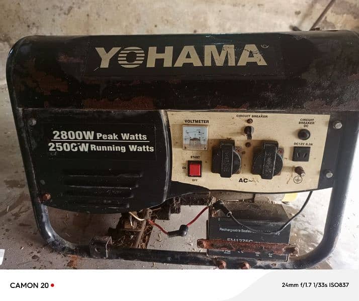 Yohama 2800Watt generator 5