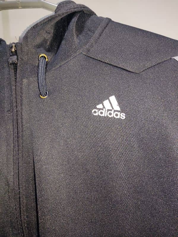 Adidas dri fit jacket with Hood Large 1