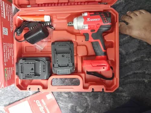 Sared Brushless Impact Wrench 21V Electric with Toolkit 1