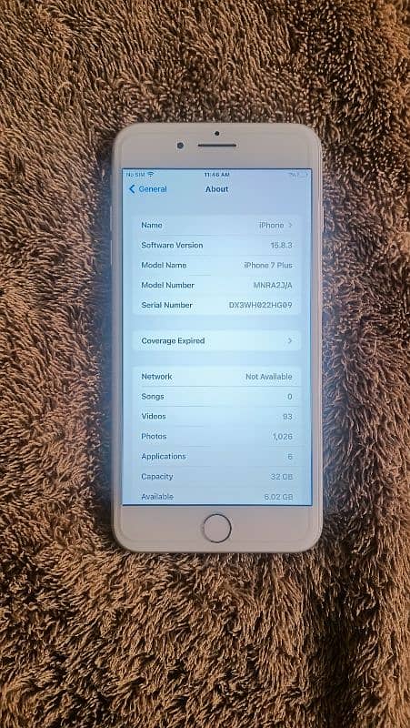 iPhone 7Plus (32gb) NON PTA 8