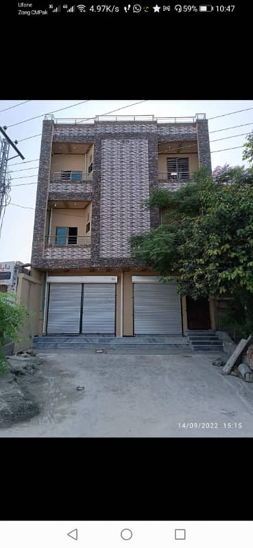 5.5 Plaza 4 stories service road Gangal East Rawalpindi 0