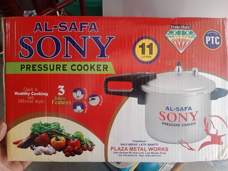 Al Safa Sony Pressure Cooker 11 Liter 5