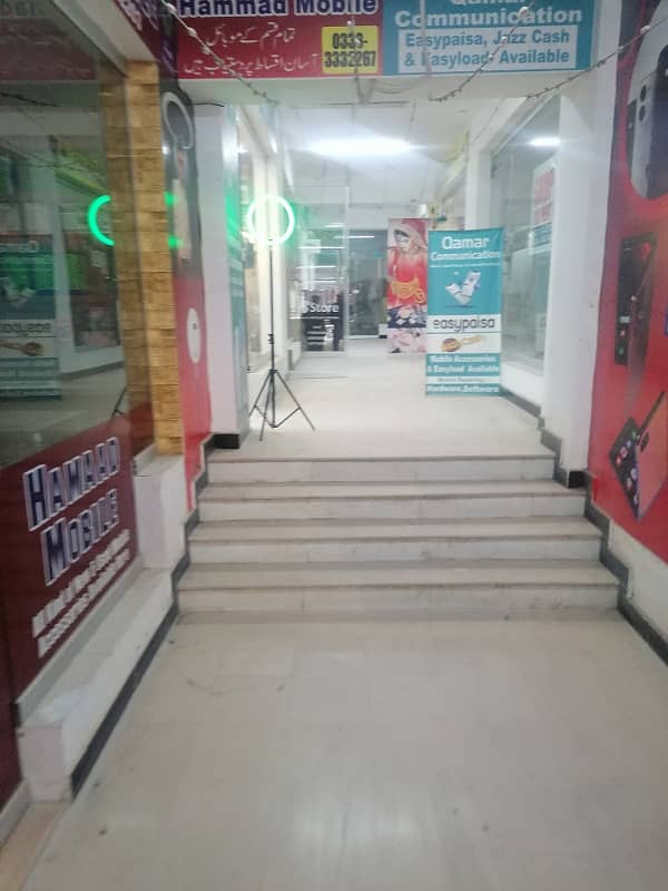 Ground Floor 300 Sq Ft shop mobile mall Ghauri Town Islamabad 2