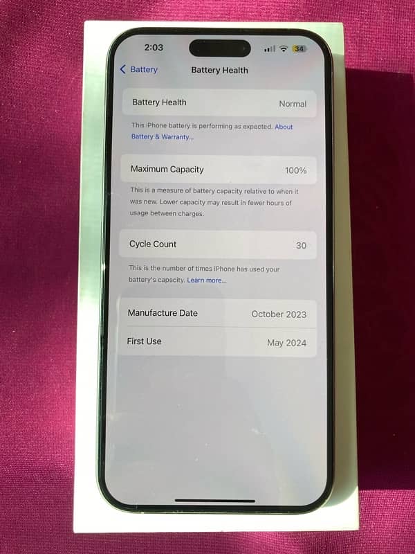 Iphone 15 Pro Max 256 GB (Non-PTA) 3