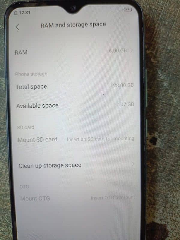 vivo 6/128gb official PTA approved 2