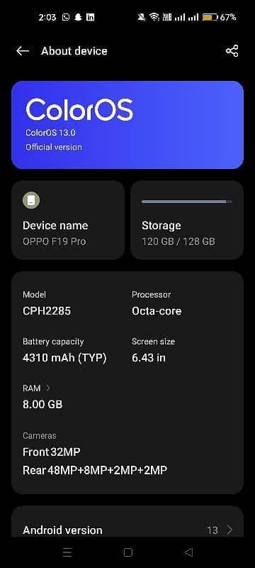 Oppo F19 Pro for Sale 5