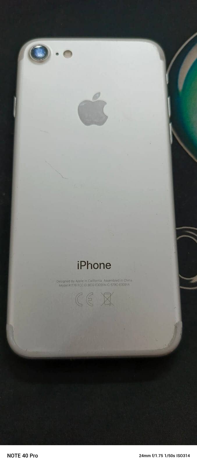 03195212208 Apple iPhone 7 pta approve minor crack on glass all ok si 1