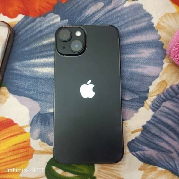 iPhone 14 JV 128 GB water pack black color good condition 8