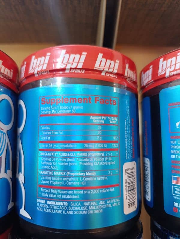 BPI CLA+CARNITINE 50 SERVING/gymsupplement/REDUCE BODY FAT/weight loss 3