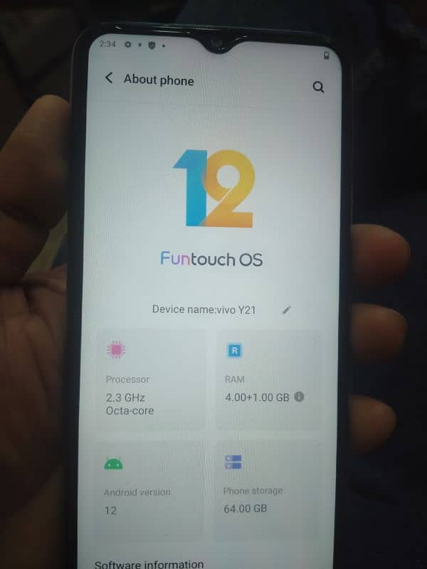 Vivo Y21  4gb 64gb 2