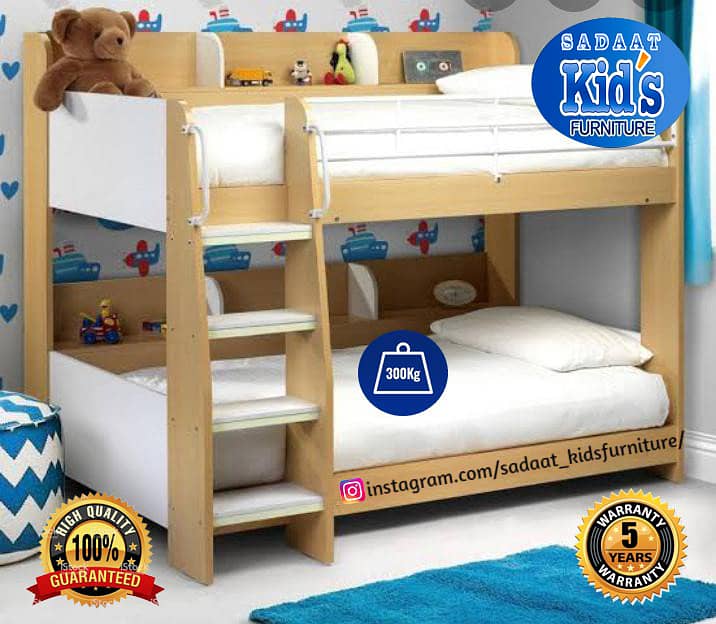 Double Bunk bed for kids 0