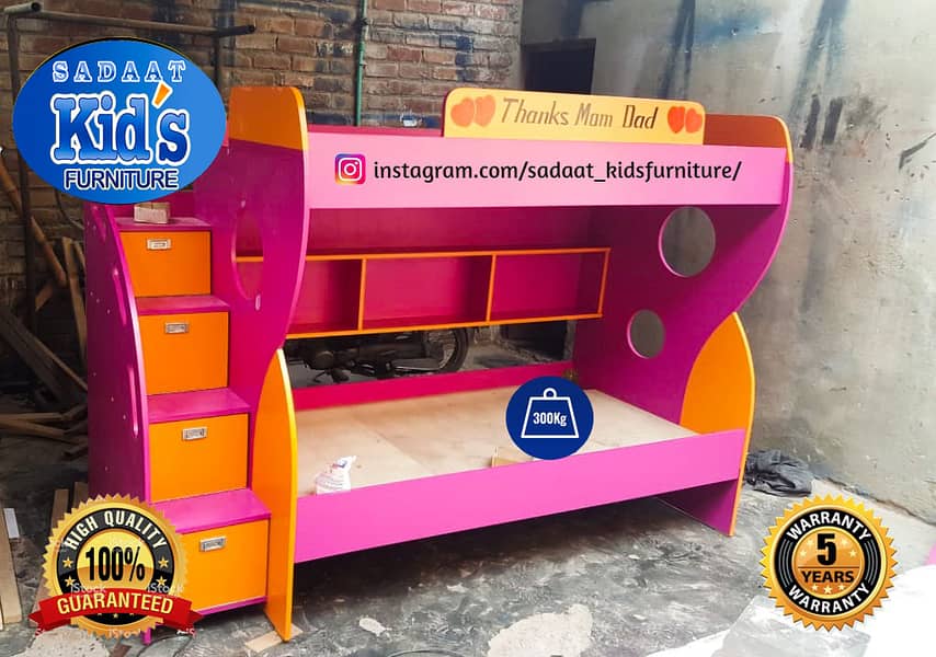 Double Bunk bed for kids 3