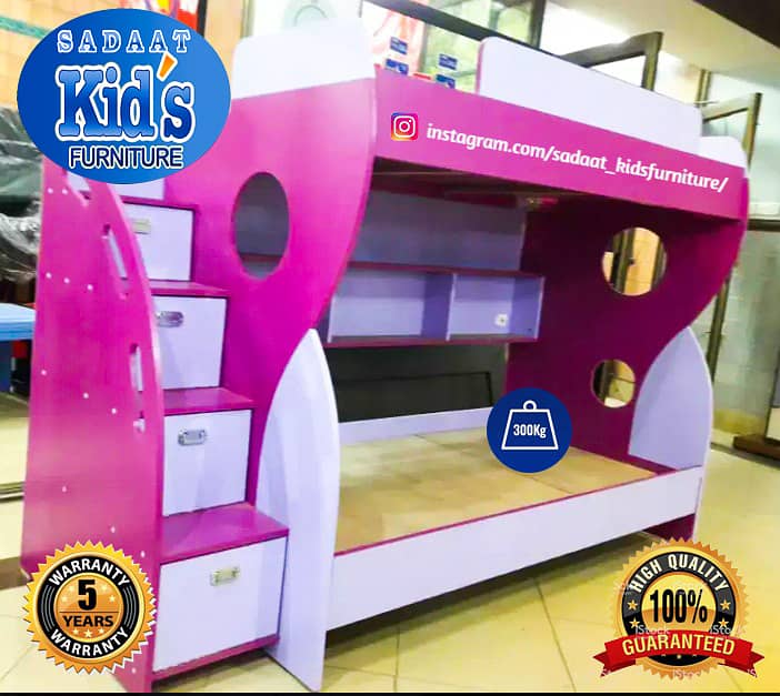 Double Bunk bed for kids 4