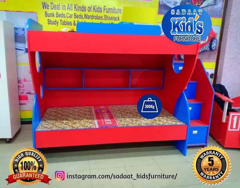 Double Bunk bed for kids 7