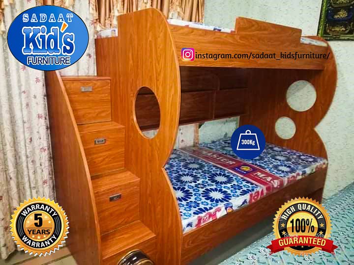 Double Bunk bed for kids 8