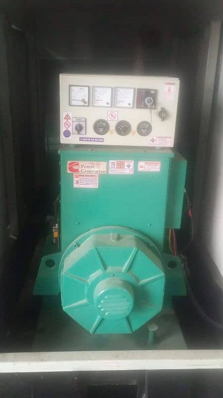 cummins 100 kva with canopy lod test orignal waind moter 0