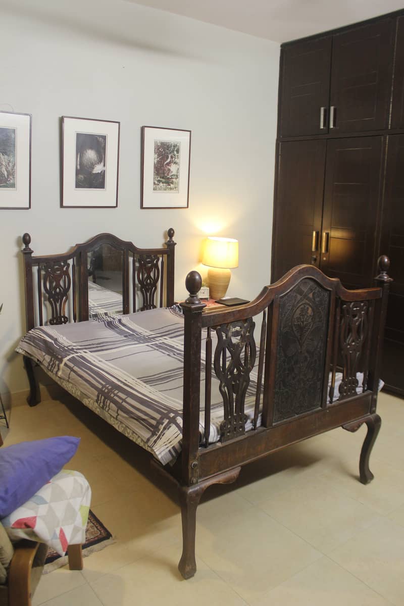 Antique Wooden Bed 1