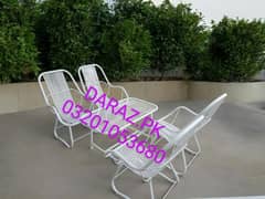 outdoor furniture iron garden chairs table