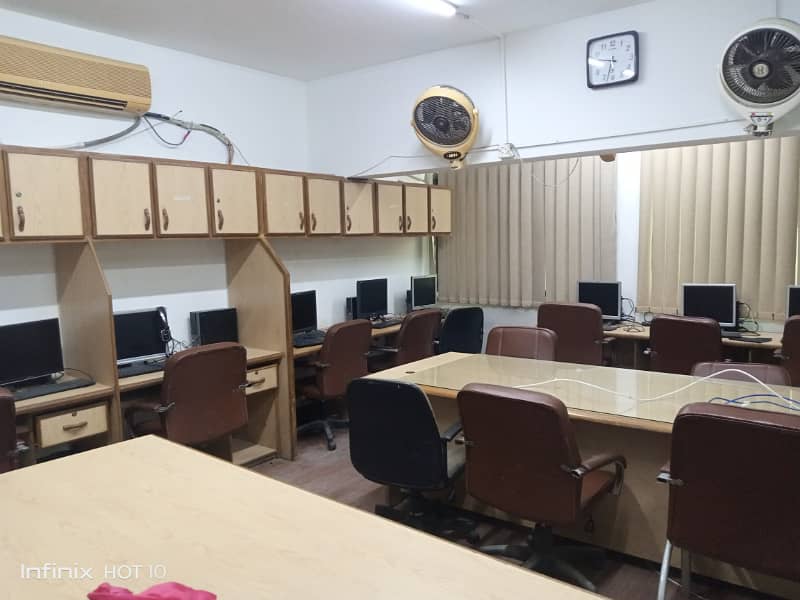 Fully Furnished Office Available On Rent At Main Shahra-E-Faisal 8