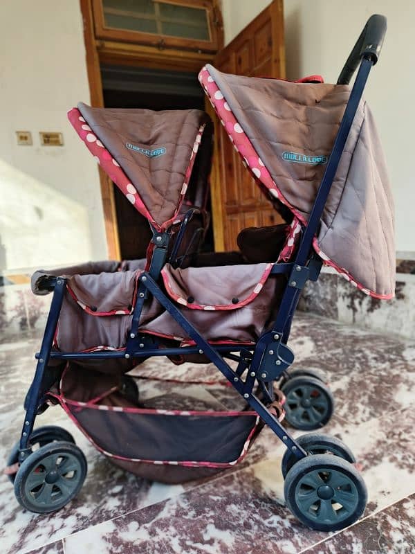 Twin baby Pram/walker 6