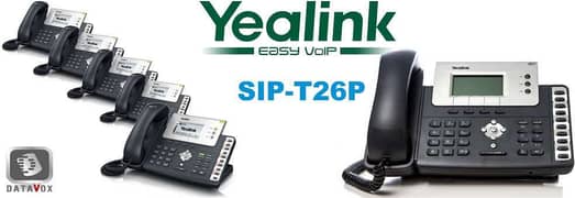 Sip IP Phones Yealink T20P | T26P | Voip| Polycom VVX250 VVX350 VVX450