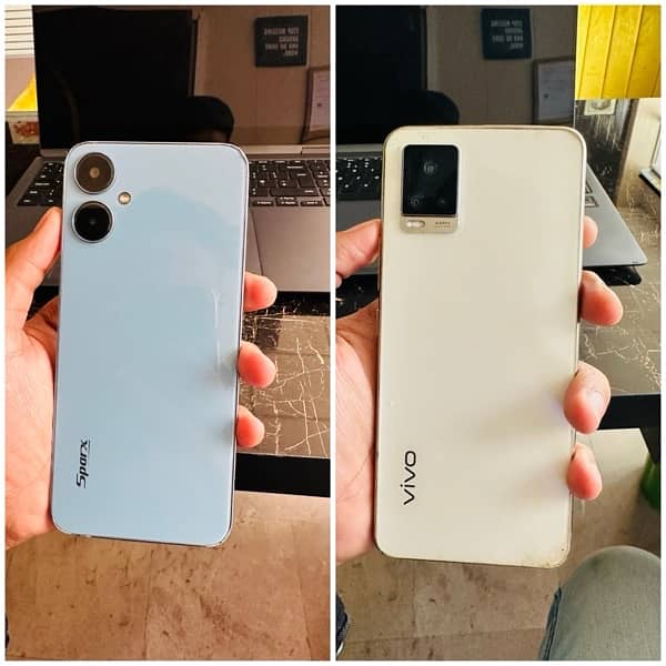 vivo v 20 and spark x 0