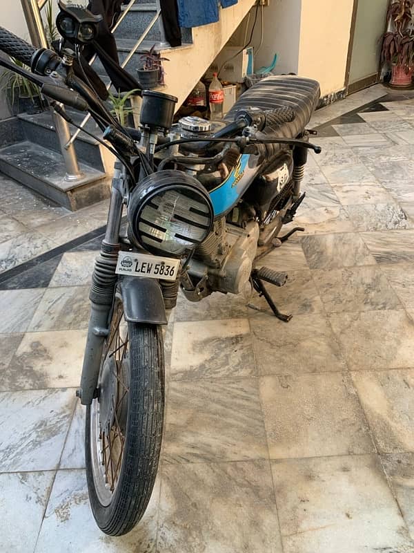 Honda 125 (Cafe racer) Converted full drop 8